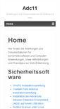 Mobile Screenshot of adc11.de